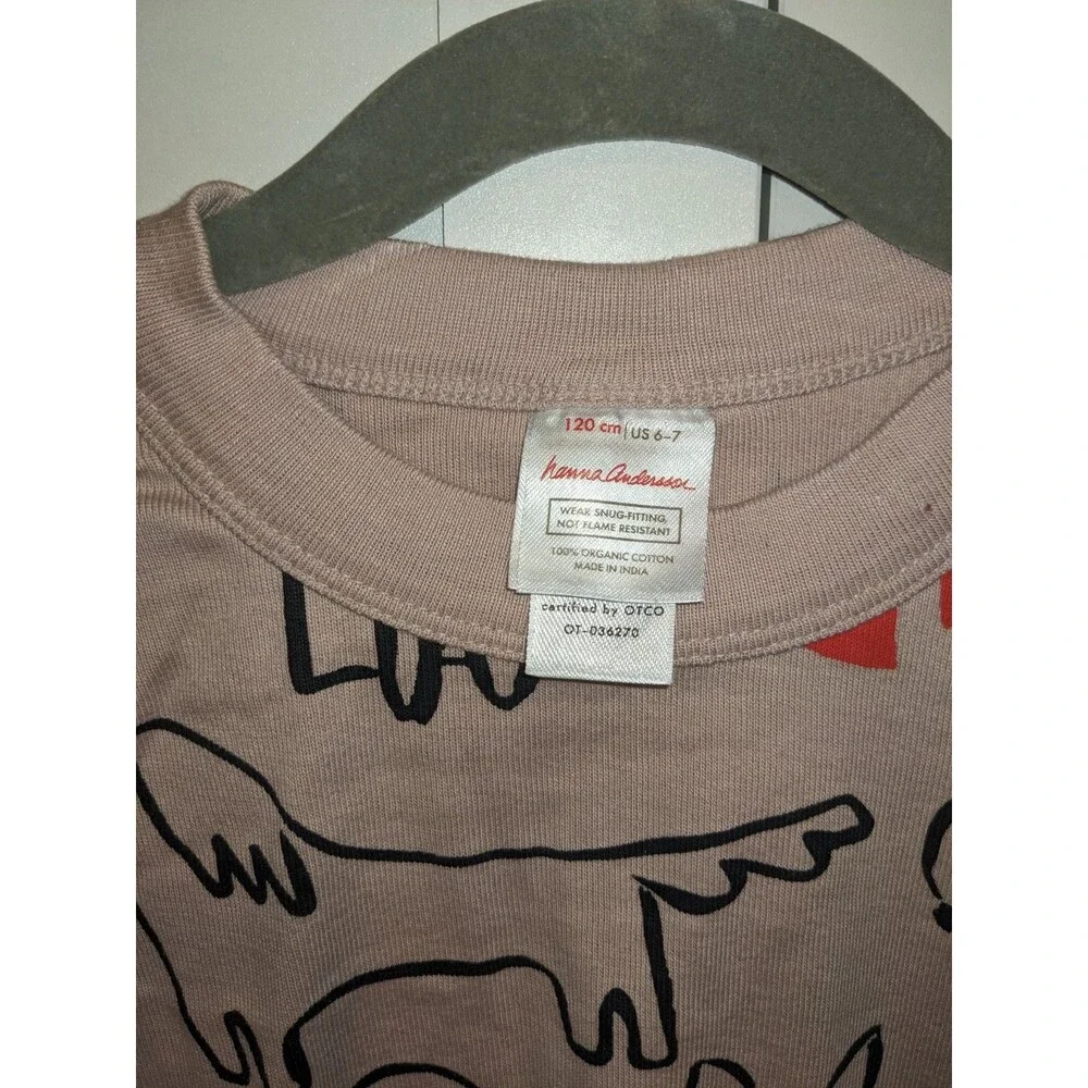 Hanna Andersson x Oeuf Bashful Bruno Dog Pajamas 6-7